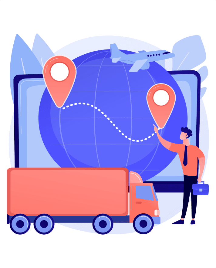 SmartTMS logistics illustration
